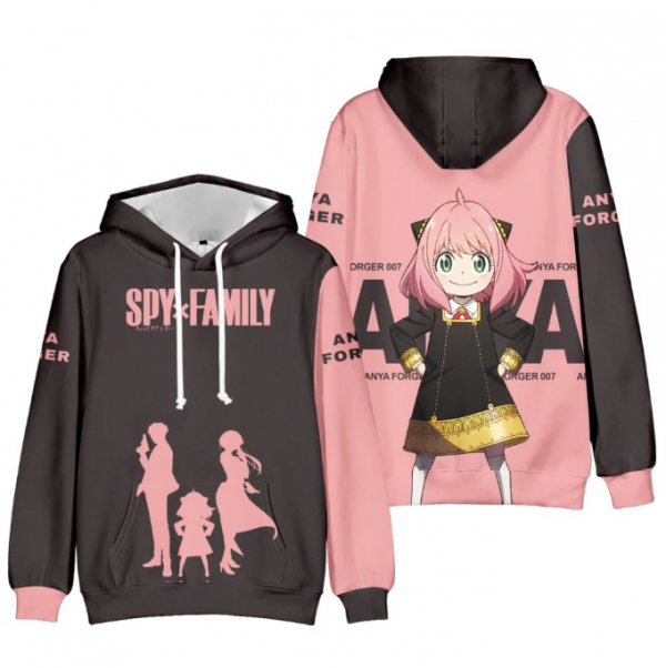 Hoodie dengan gambar karakter anime
